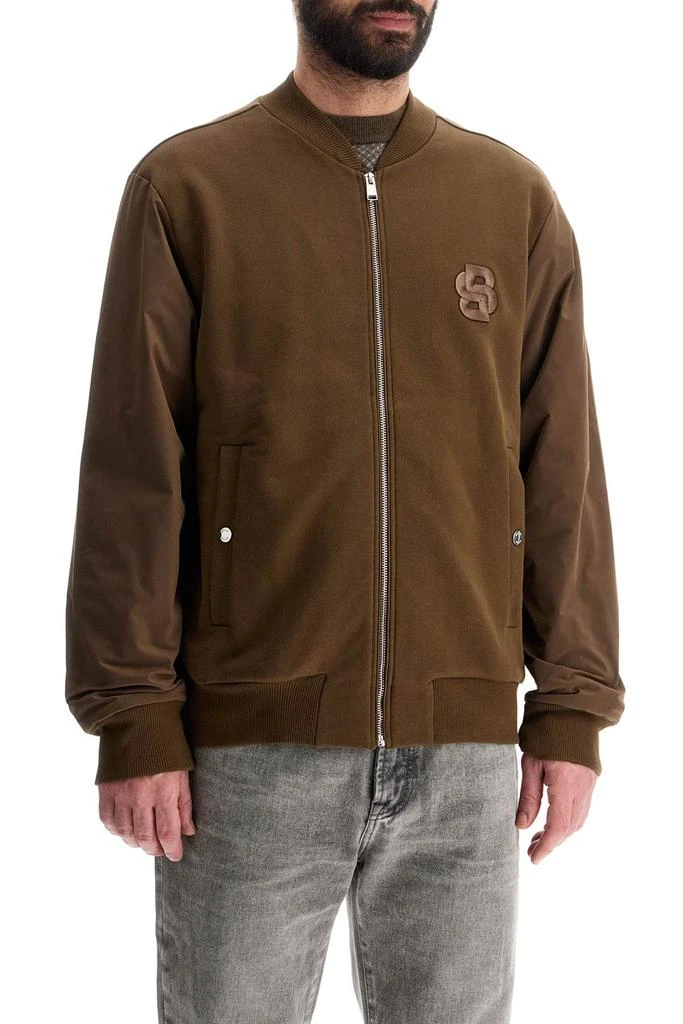 Hugo Boss Open Green Zip Hoodie Regular Fit C-salieri 23 2