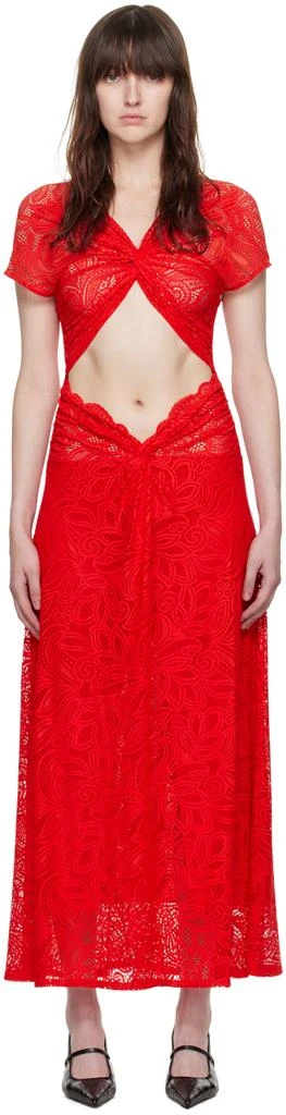 Beaufille Red Sassen Maxi Dress 1