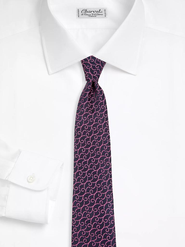 Charvet Neat New Paisley Vine Silk Tie
