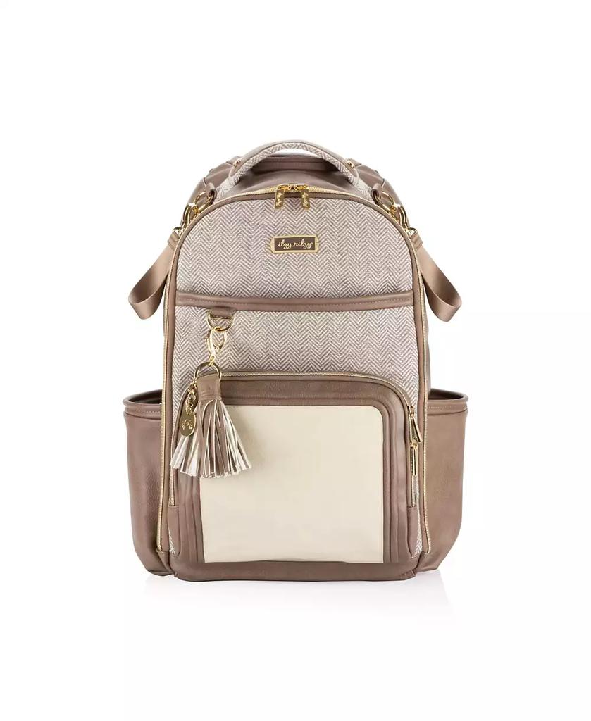 Itzy Ritzy Boss Plus Backpack Diaper Bag Vanilla Latte