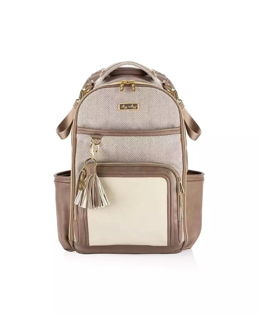 Itzy Ritzy Boss Plus Backpack Diaper Bag Vanilla Latte 1