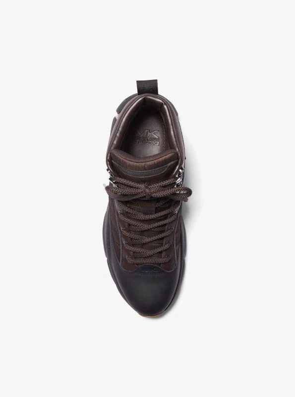 Michael Kors Logan Waterproof Leather Urban Trekking Boot 5