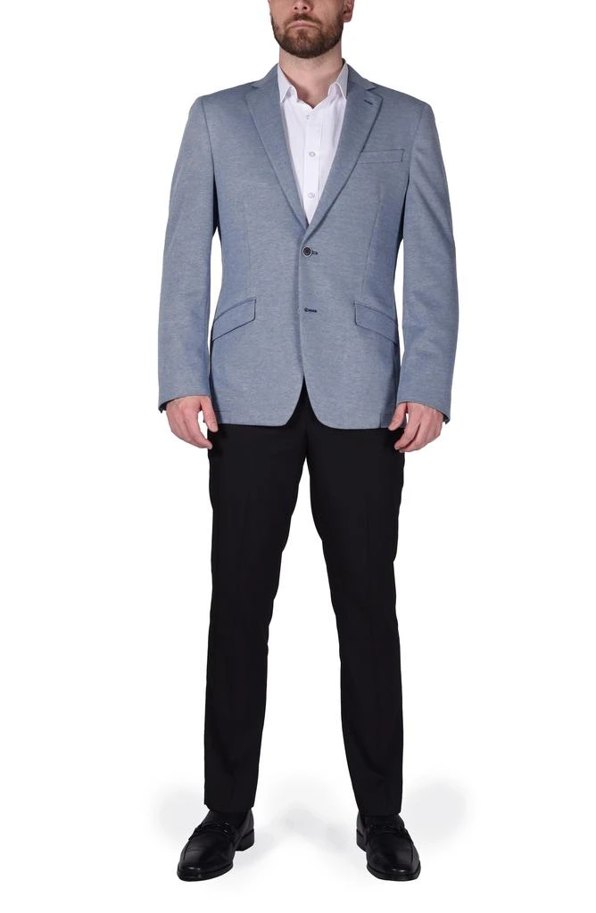 SAVILE ROW CO Textured Neat Knit Sport Coat 10