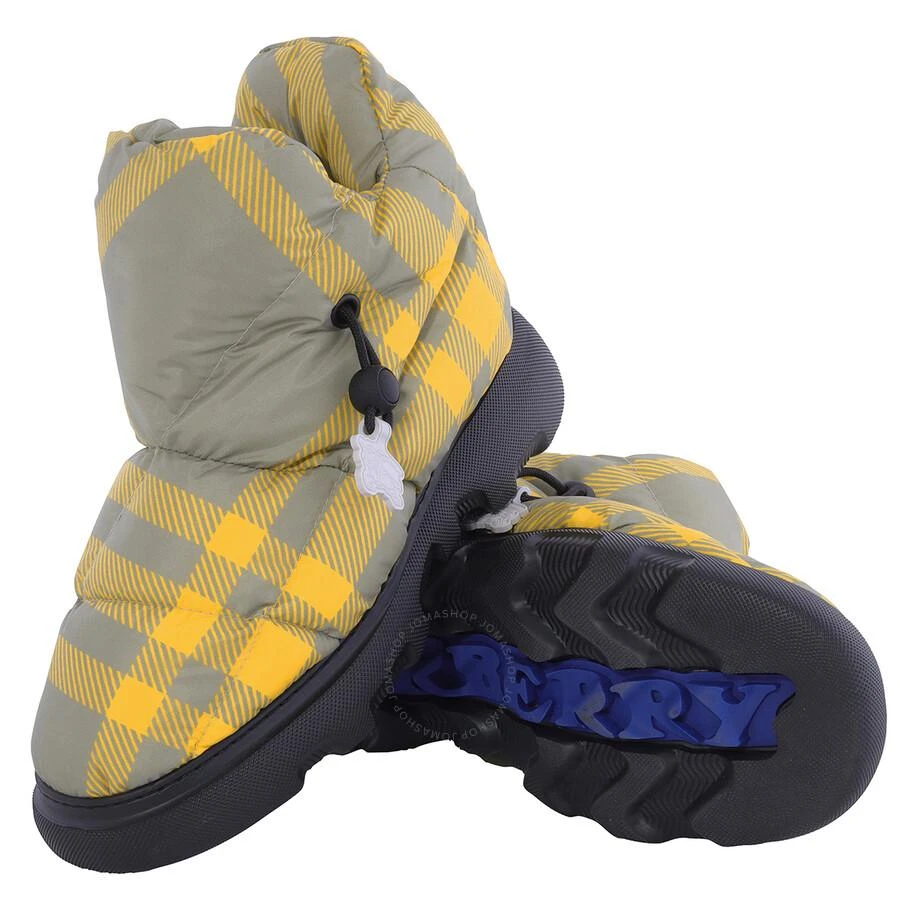 Burberry Check Drawstring Pillow Padded Snow Boots 2
