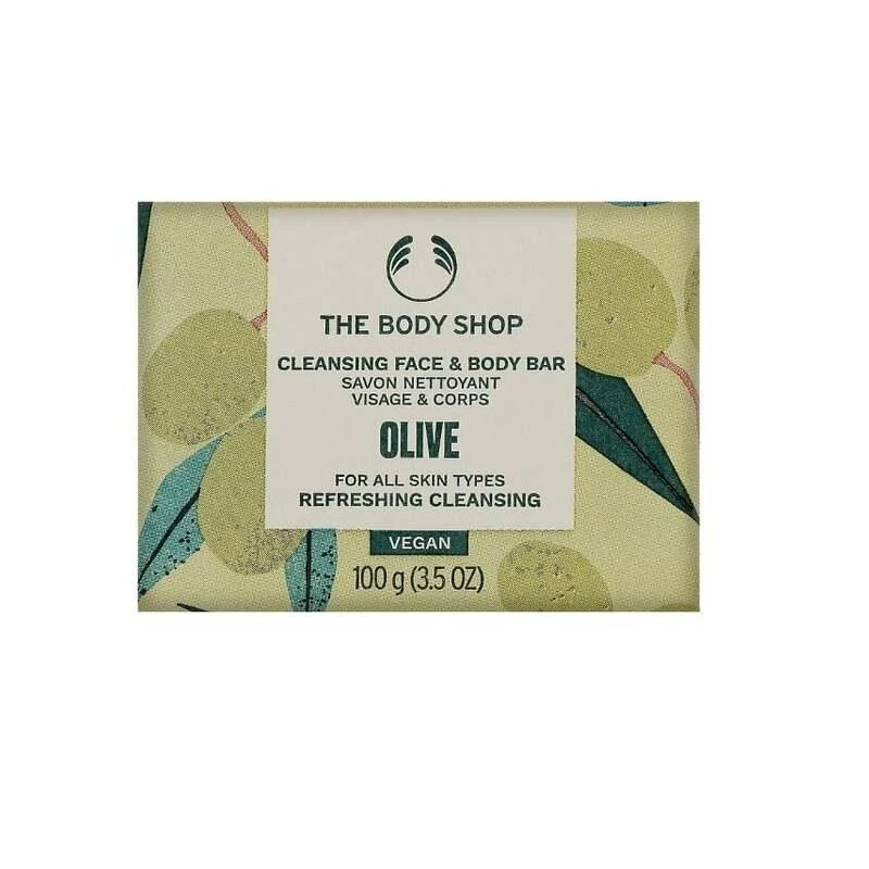 THE BODY SHOP The Body Shop - Cleansing Face Bar Olive Refreshing Soap (100g) 1