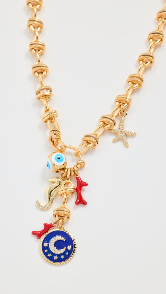 Elizabeth Cole Crescent Necklace