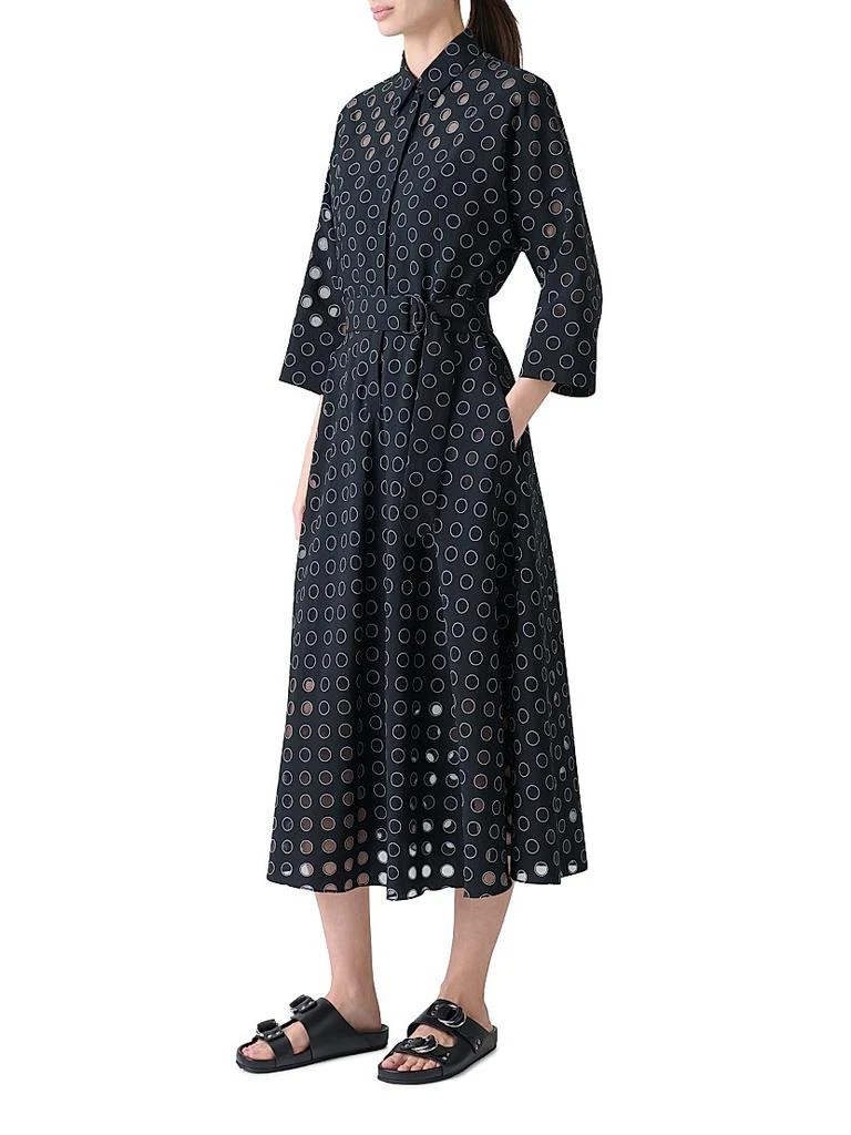 Akris Polka Dot Organzino Shirtdress 3