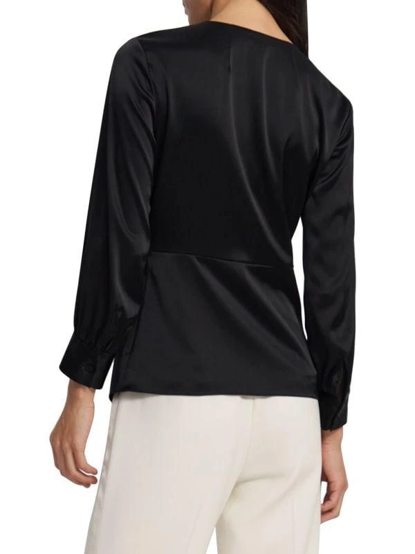 Theory Twist-Front Blouse 2