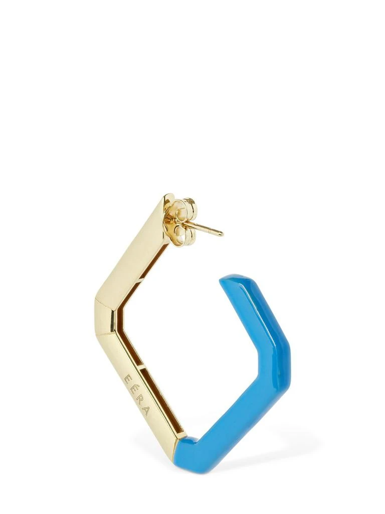 EÉRA Allegra 18kt Gold & Rubber Mono Earring 3