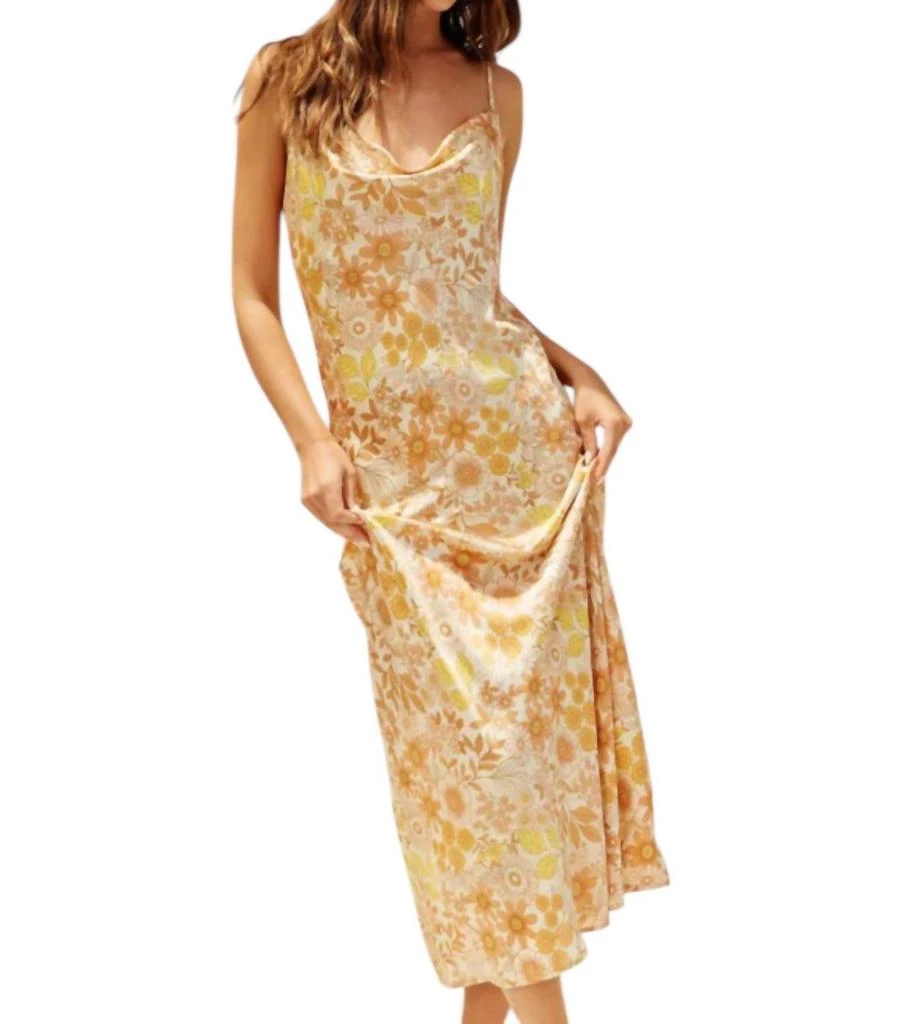 Dress Forum Dress Forum - Ava Satin Floral Dress 4