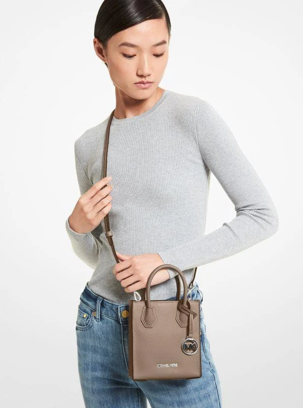 michael_kors Mercer Extra-Small Pebbled Leather Crossbody Bag 3