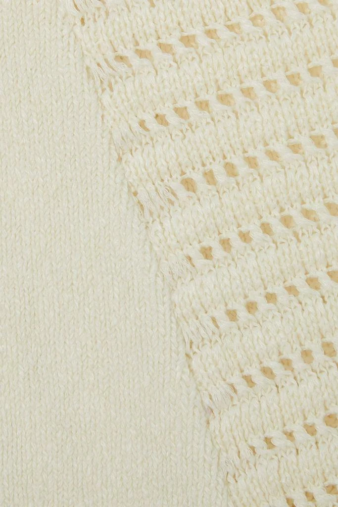 Le Kasha Kabir crocheted linen shorts 4