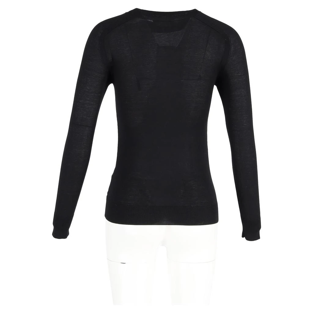 PETER PILOTTO Printed Sweater in Black Wool 6