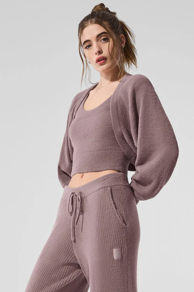 Alo Snuggle Up Sweater Shawl - Mushroom 3