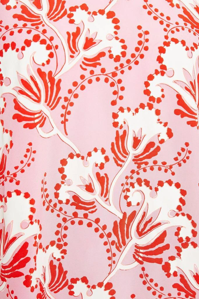 Valentino Printed silk crepe de chine blouse 4