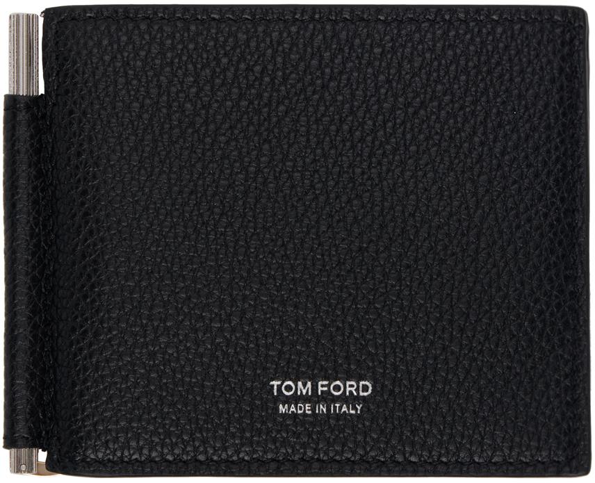 マネークリップ TOM FORD FW25 MONEYCLIP T LINE (Y0231LCL158G 1N001) GRAIN LEATHER MONEY CLIP WALLET | Tom Ford Fashion