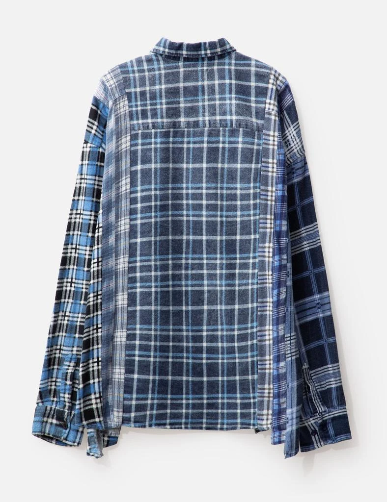 Needles FLANNEL SHIRT - 7 CUTS WIDE SHIRT 2