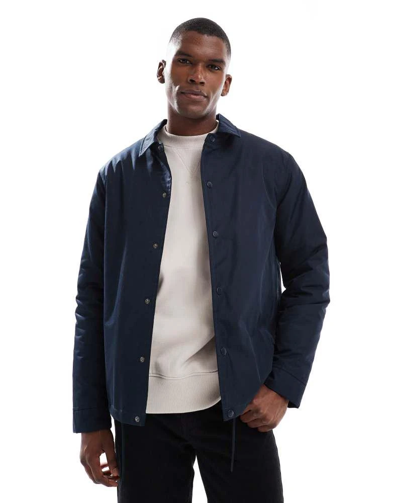 New Look New Look padded coach jacket in navy