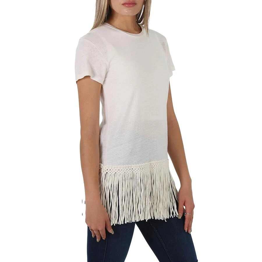 Ralph Lauren Ladies Fringed Hem T-Shirt 2