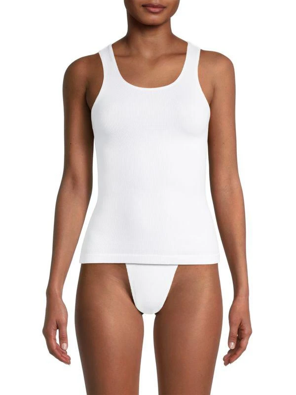 Balenciaga Rib Knit Jersey Tank Top 1