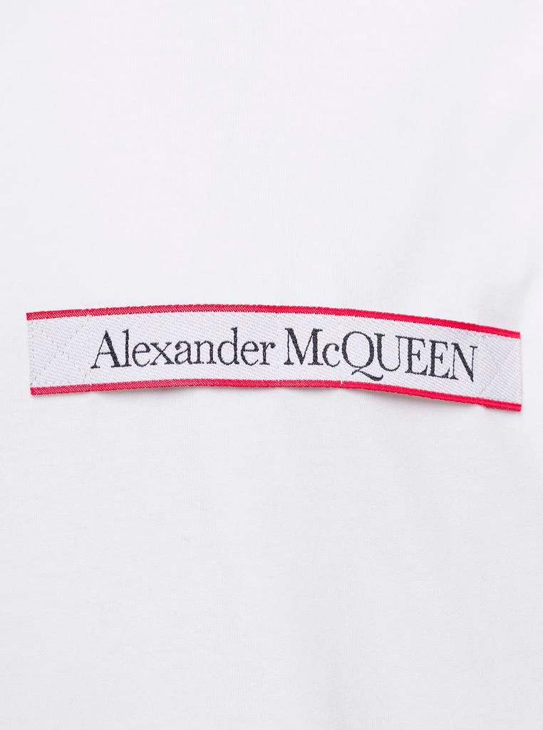 Alexander McQueen Alexander McQueen Logo Patch Crewneck T-Shirt 3