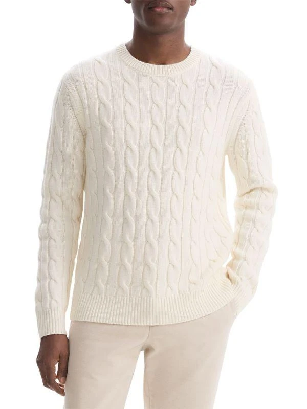 Theory Montana Wool Cable-Knit Sweater 1