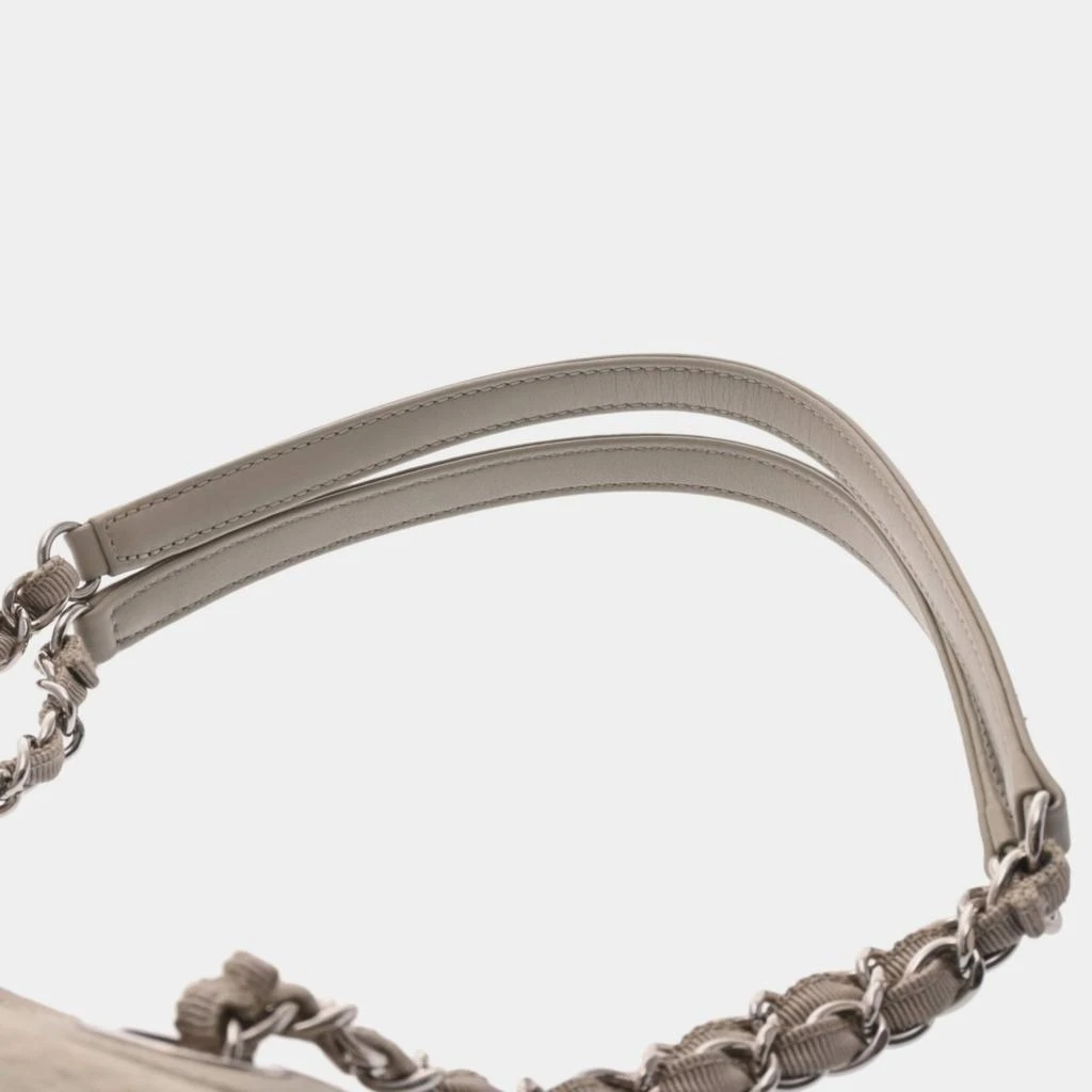 Chanel Chanel Grayish Canvas Deauville MM Tote Bag 3
