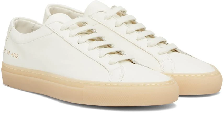 Common Projects Off-White Achilles Sneakers 4