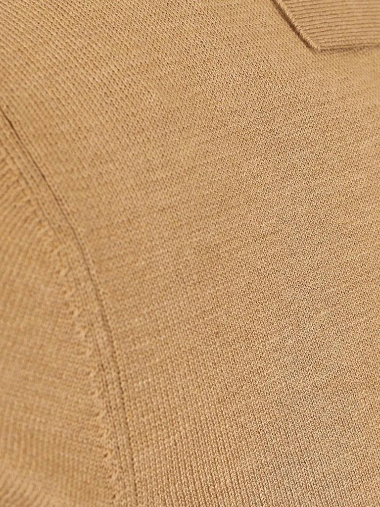 mauro ottaviani Mauro Ottaviani Split Neck Knitted Polo Shirt 4