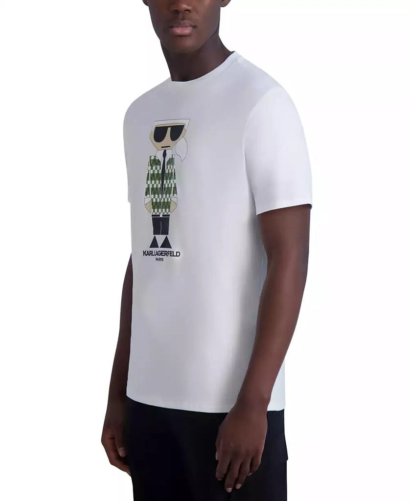 Karl Lagerfeld Paris Men's Slim-Fit Cocktail Karl Blazer Graphic T-Shirt 3