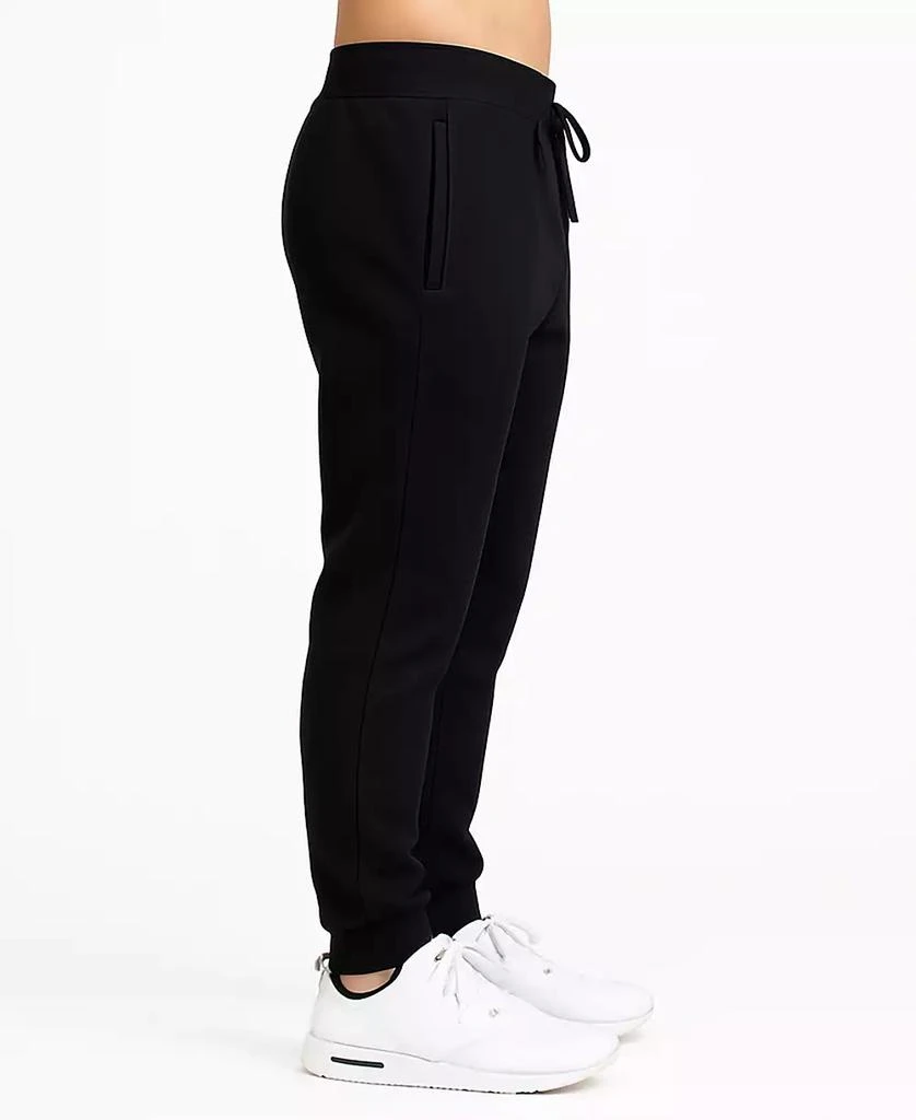 Blu Rock Men's Modern-Fit Heavyweight Jogger Sweatpants with Zipper Side Pockets 2
