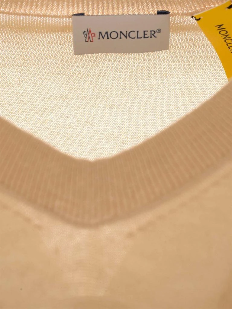 Moncler Moncler 1952 V-Neck Knitted Jumper 3
