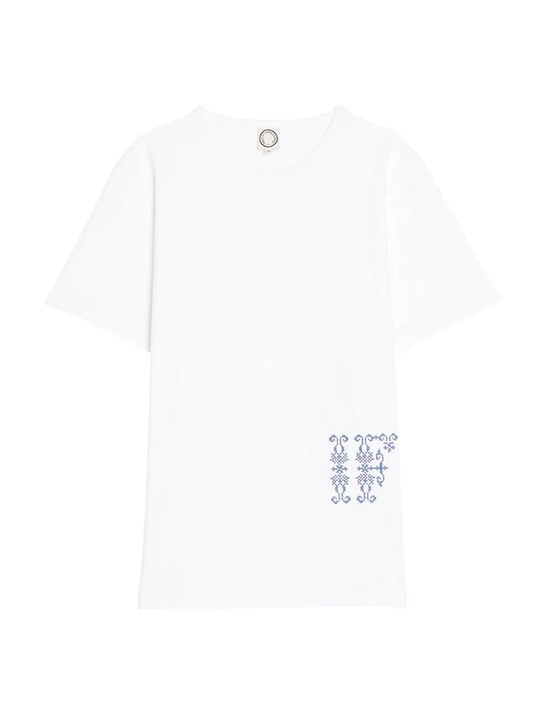 INES DE LA FRESSANGE PARIS Oscar white embroidered T-shirt 1