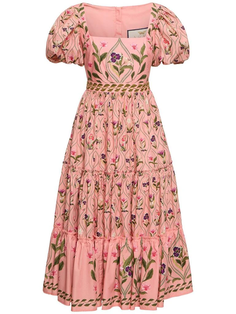 Agua by Agua Bendita Alga Pacifico Printed Cotton Midi Dress 1