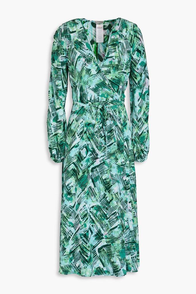 DIANE VON FURSTENBERG★素敵！Jessica プリントミニワンピース Diane von Furstenberg Jessica crochet-trimmed printed crepe