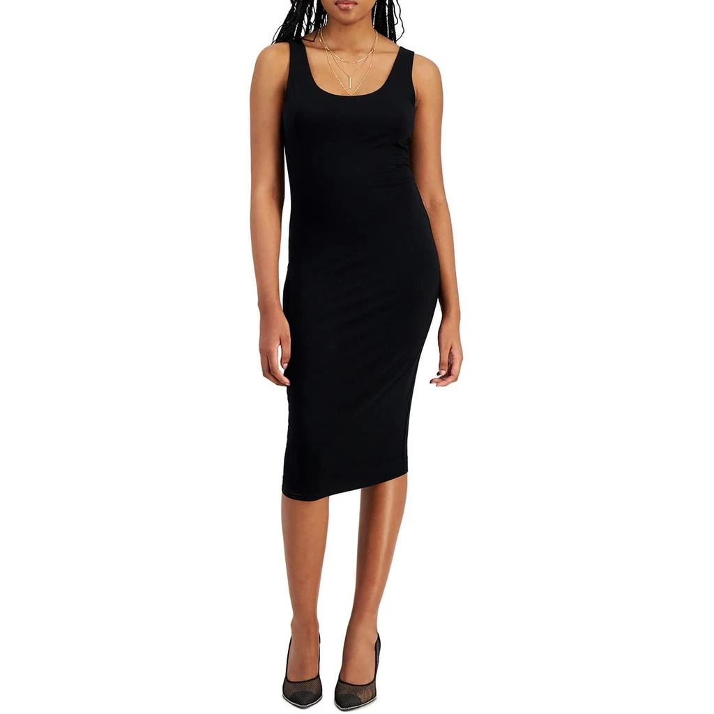 Petites Womens Solid Rayon Bodycon Dress  On Sale Now with Up to 40% Off |  Discover Exclusive Deals & Savings at BeyondStyle  Authentic Bar III women| clothing|dresses with Limited-Time Discounts, Free