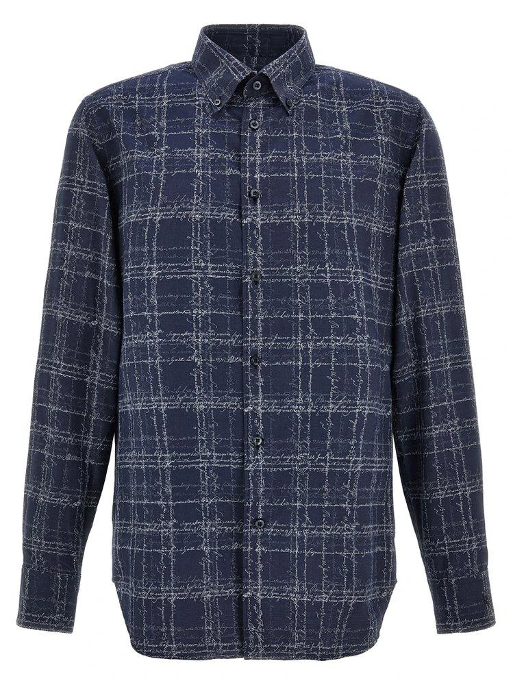 Berluti Berluti Buttoned Checked Shirt 1