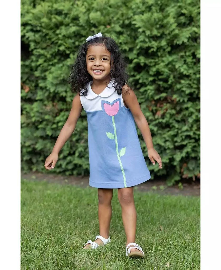 Florence Eiseman Baby Girl Pique Knit Dress With Tulip 4