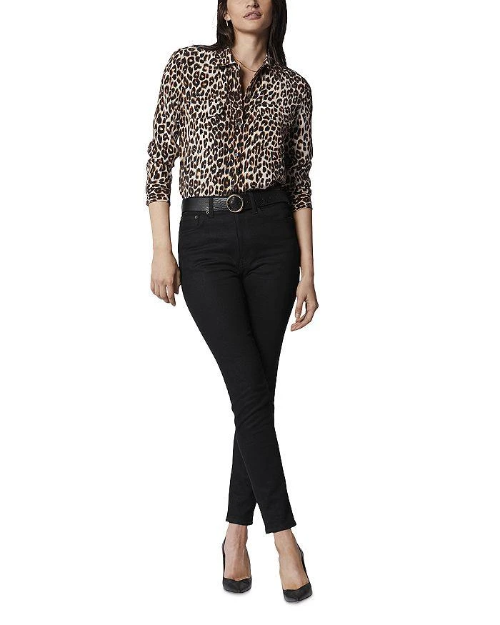 Equipment Slim Signature Leopard Printed Silk Shirt 7