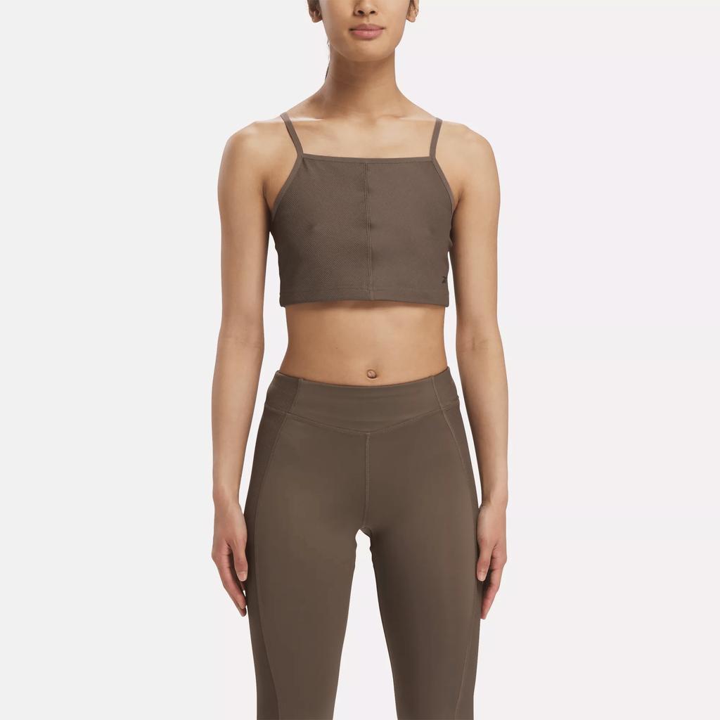 Reebok Women's Yoga Performance Rib Crop Top