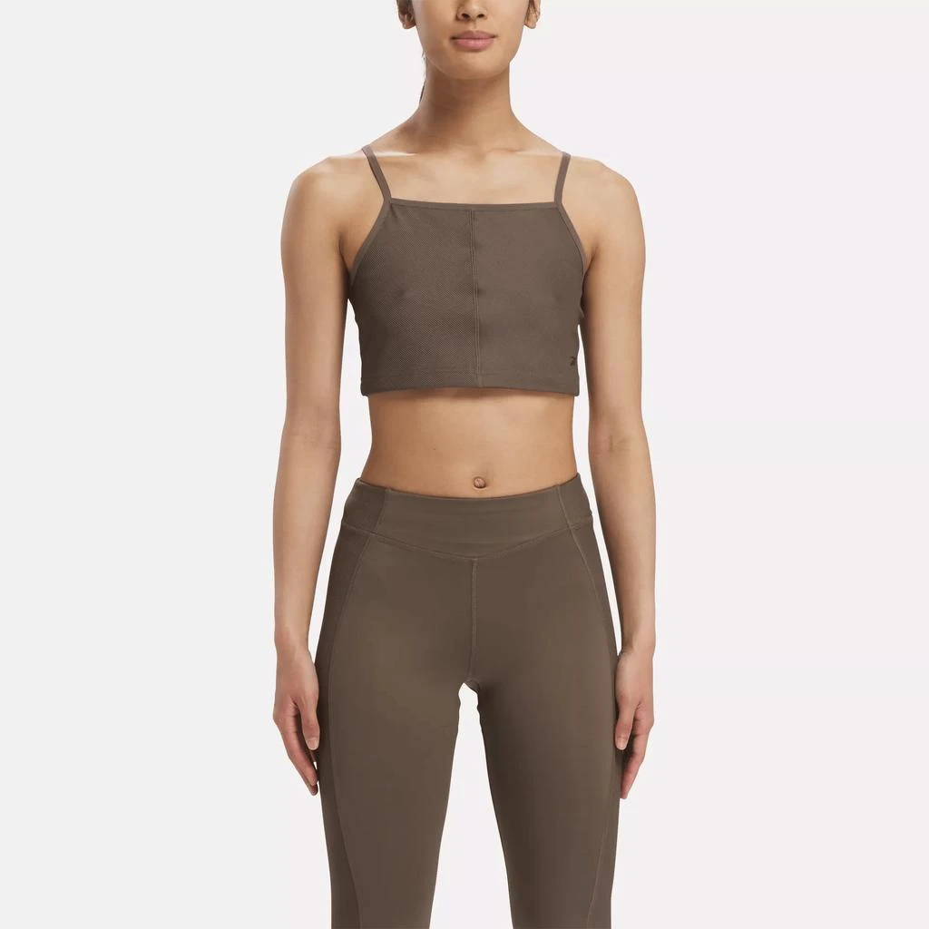 Reebok Women's Yoga Performance Rib Crop Top 1