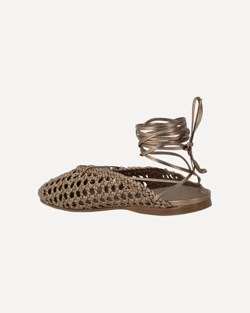 FORTE_FORTE Leather net-effect Mules 5