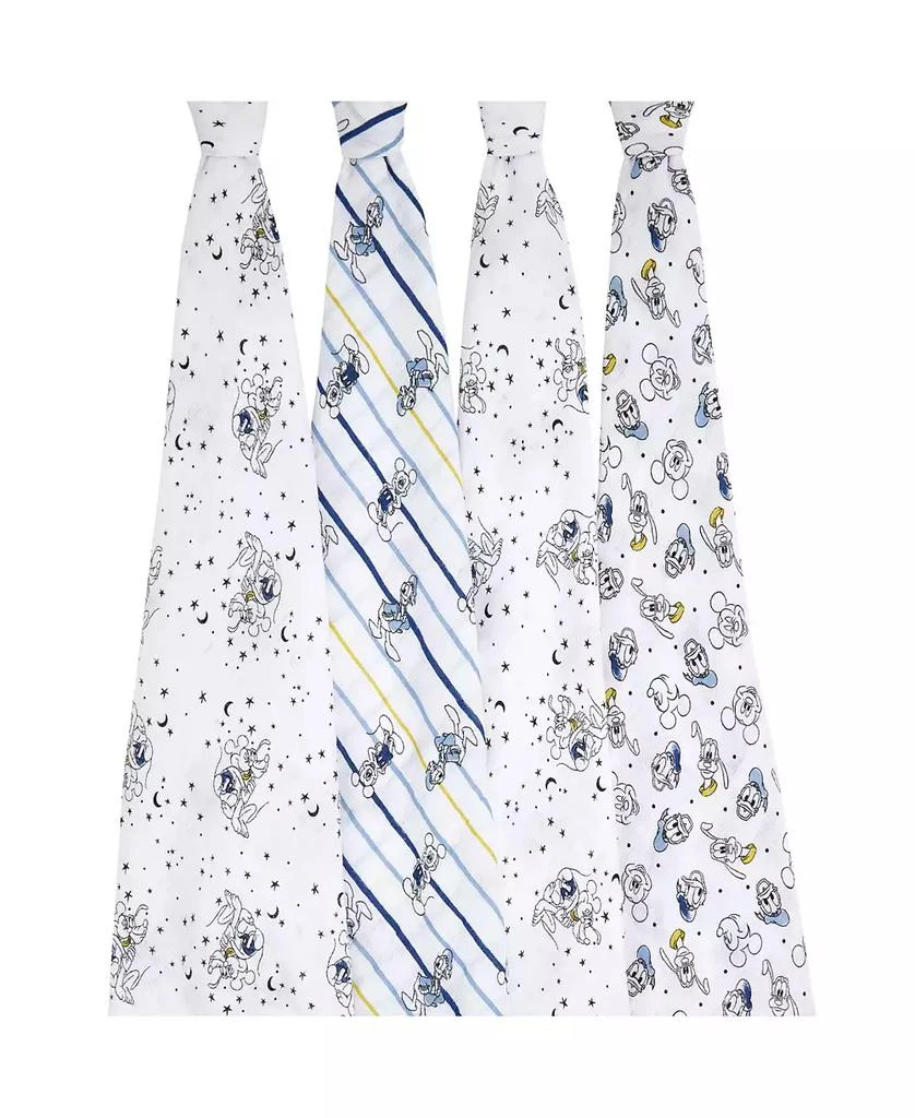aden + anais Mickey Stargazer Swaddle Blankets, Pack of 4 3