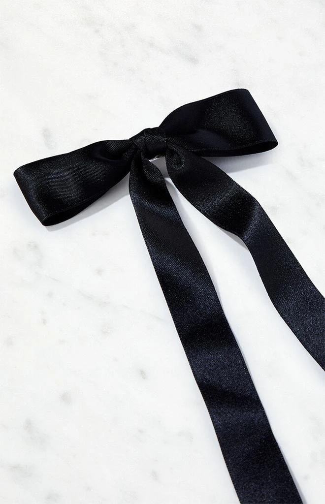 LA Hearts Long Bow Hair Clip 2