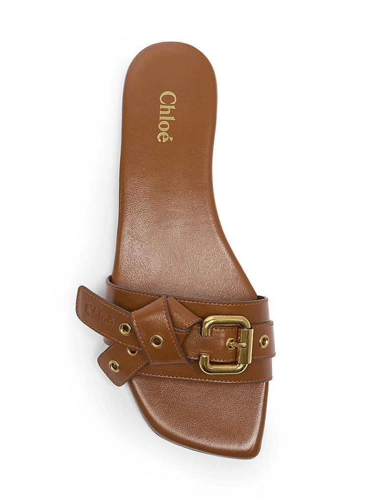 Chloé Mae Leather Slide Sandals 4