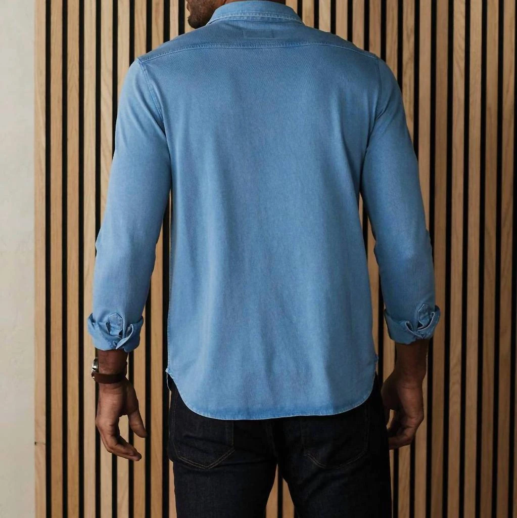 The Normal Brand The Normal Brand - Lennox Jersey Button Up Shirt 3