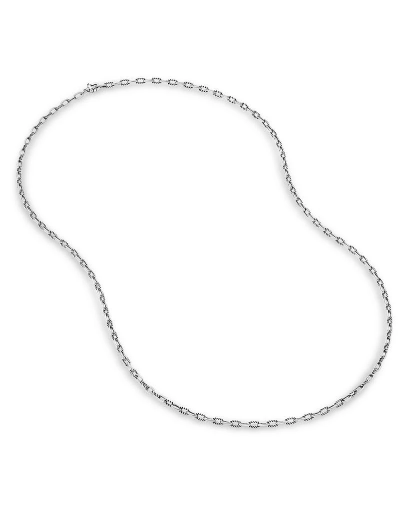 David Yurman Men's Sterling Silver DY Madison® Chain Necklace, 24" 2