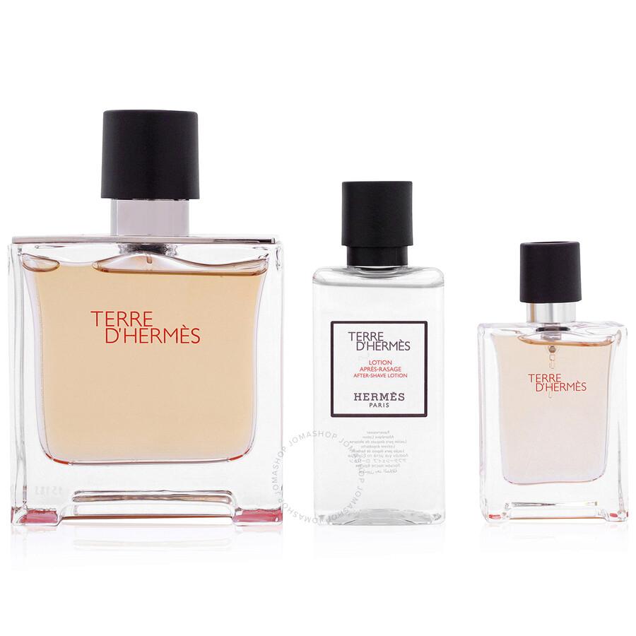 Hermes Men's Terre D'Hermes Pure Perfume Gift Set Fragrances 3346130413059