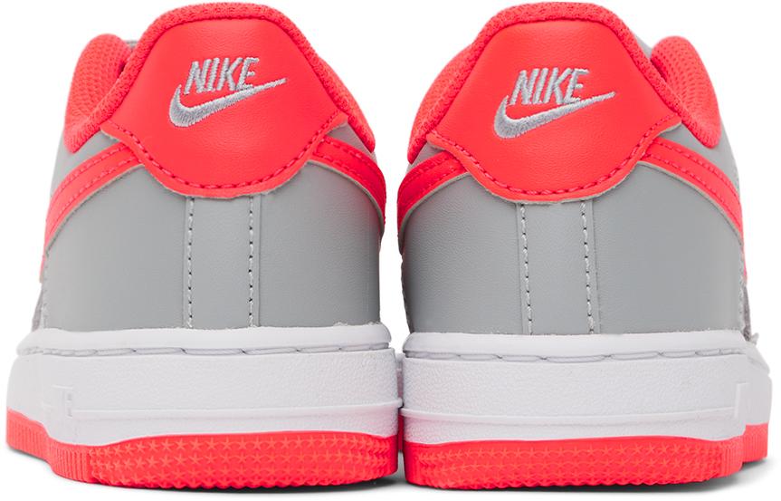 Nike Kids Gray Force 1 Little Kids Sneakers