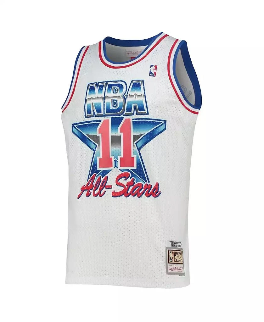 Mitchell & Ness Men's Isiah Thomas White Eastern Conference Hardwood Classics 1992 NBA All-Star Game Swingman Jersey 2